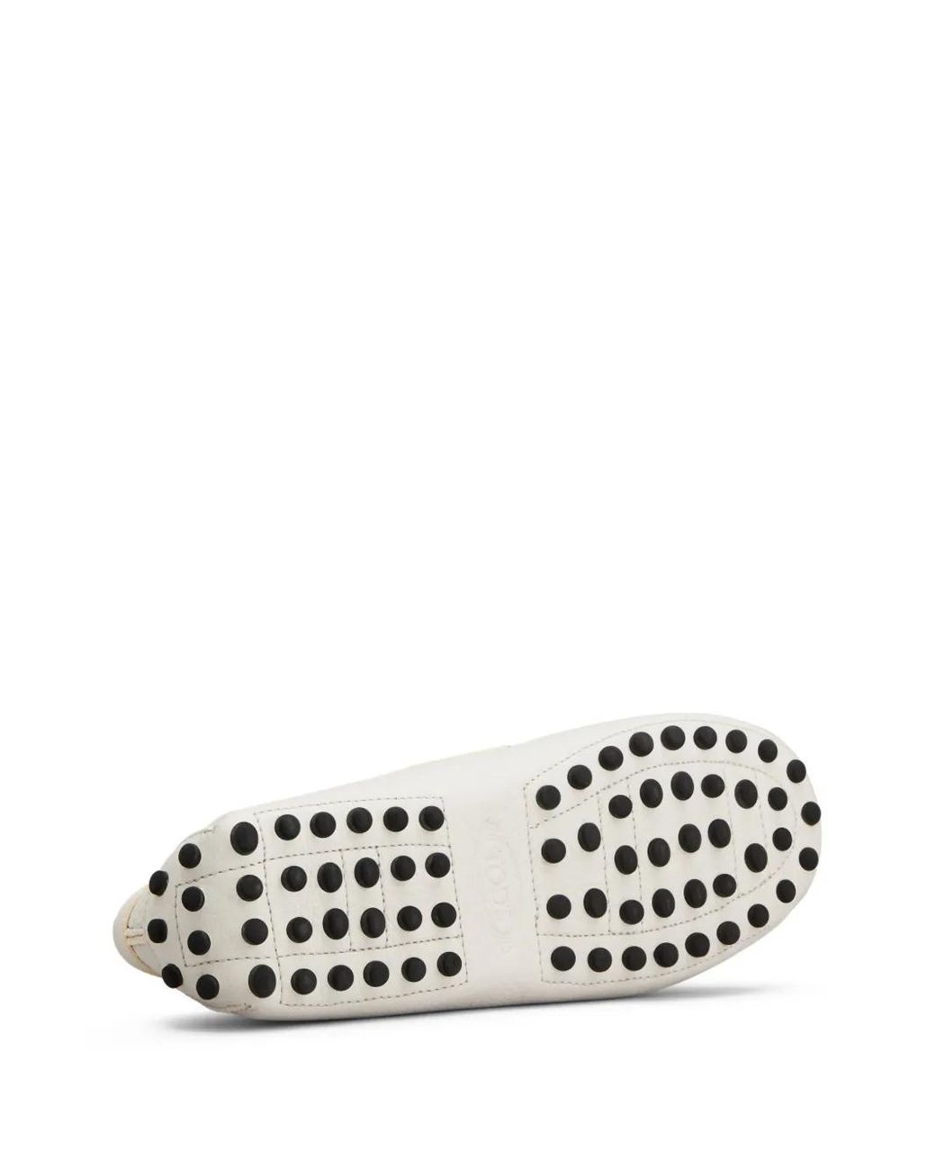 Tod's White Gommino Loafers