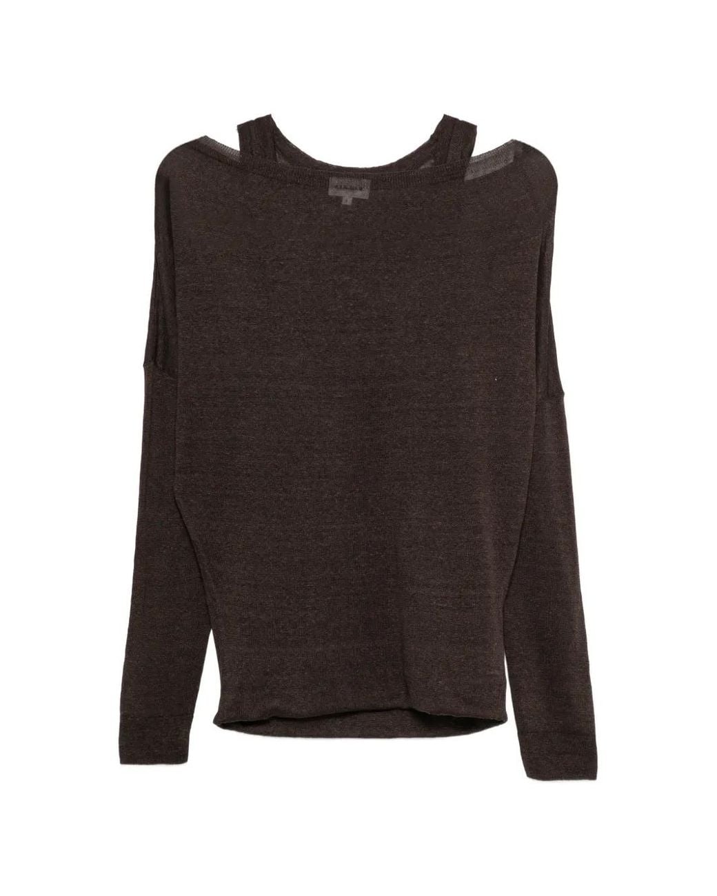 P.A.R.O.S.H. Black Long-Sleeve T-Shirt