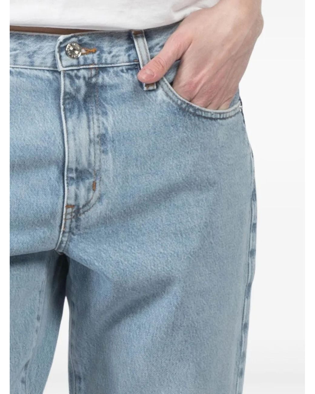 FRAME Blue Cotton Jeans