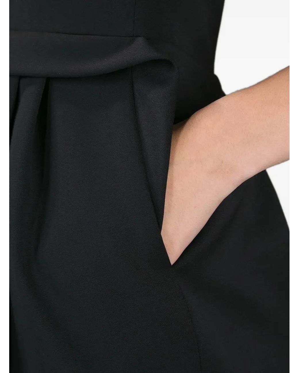 DSquared² Black Bow-Embellished Mini Dress