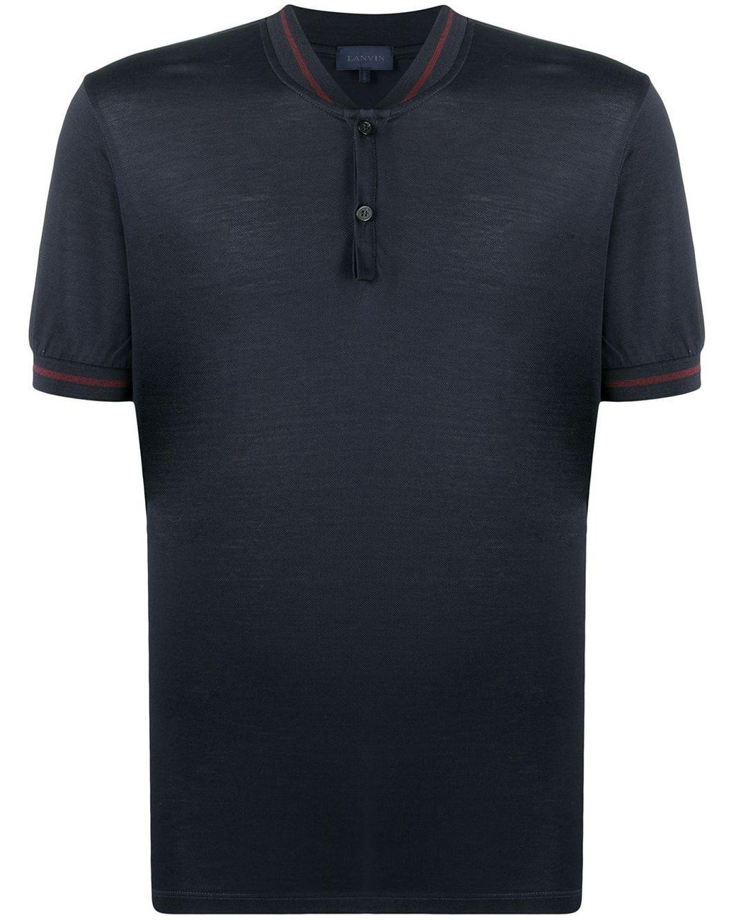 collarless polo nike