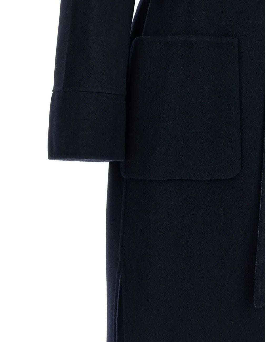 Max Mara Blue Nodo Reversible Coat