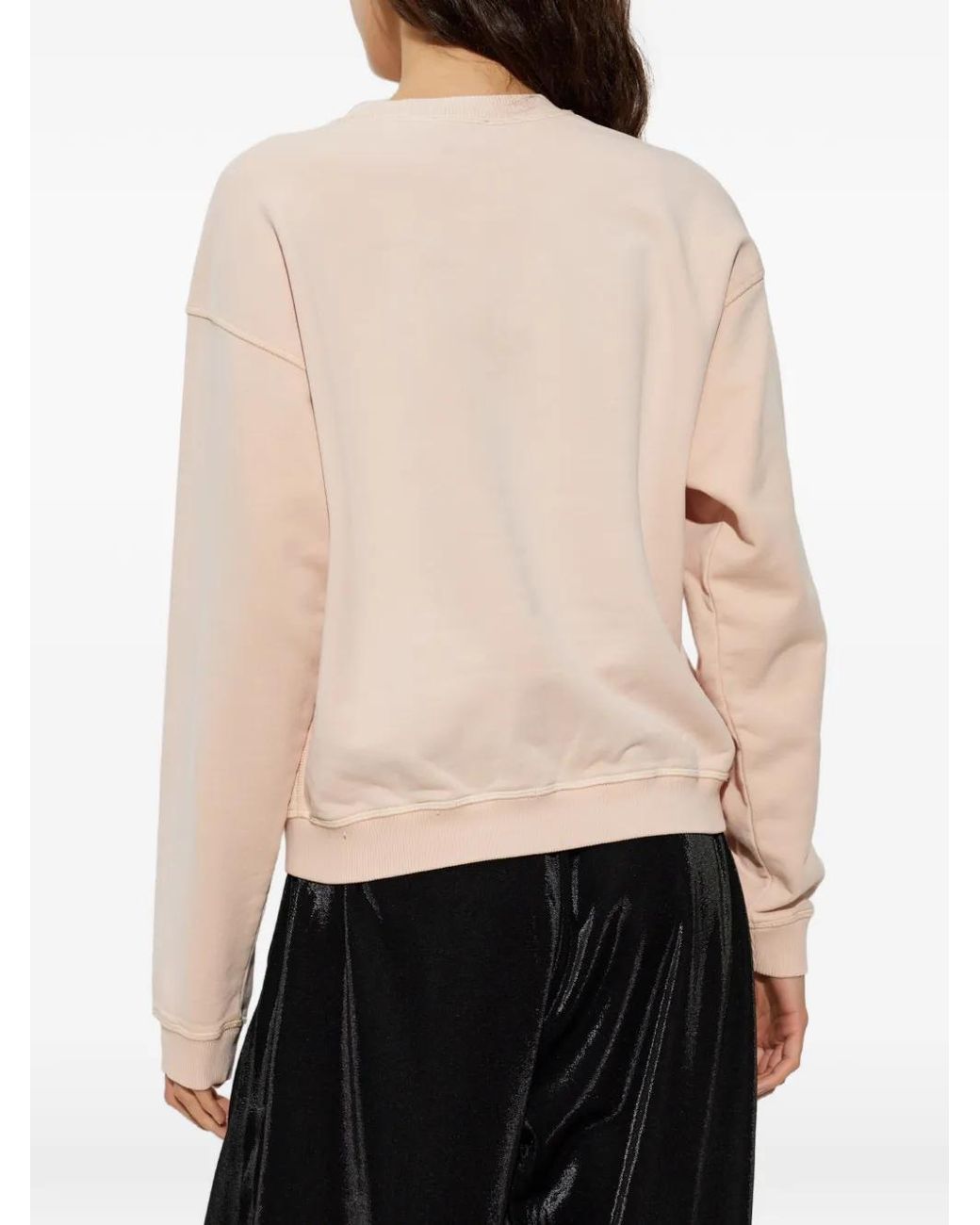 DIESEL White F-Crew Sweatshirt