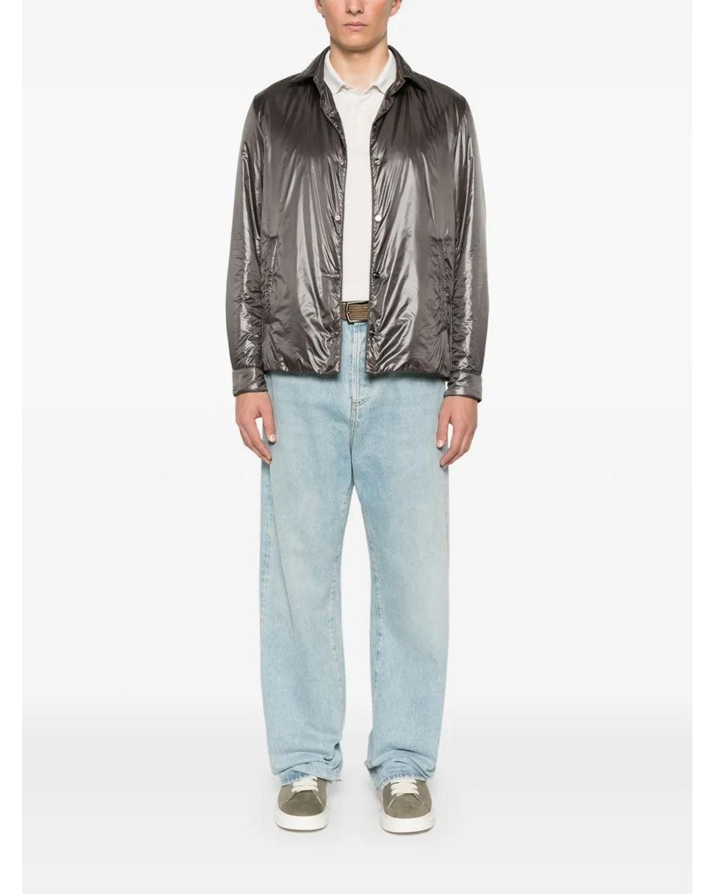 Herno Brown Padded Jacket for men