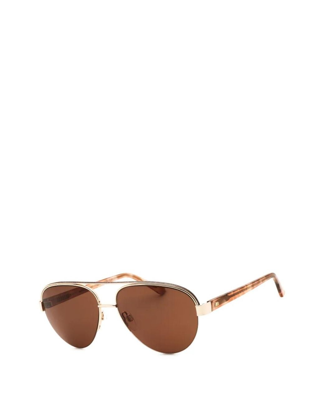 Bebe Brown Pilot-Frame Sunglasses