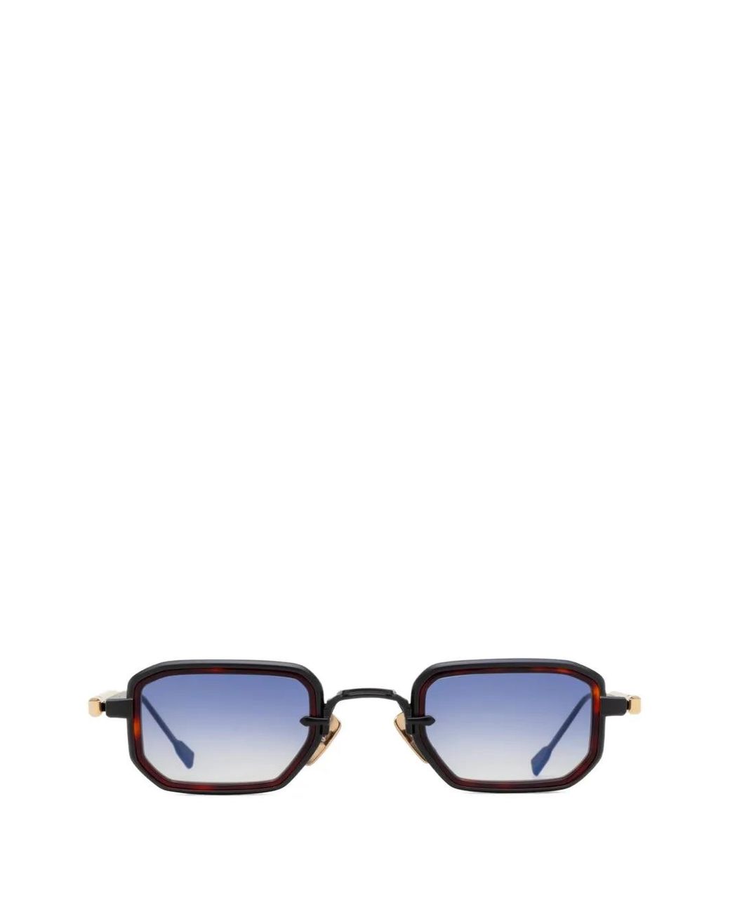Sato Eyewear Blue Deneb-T Geometric-Frame Sunglasses