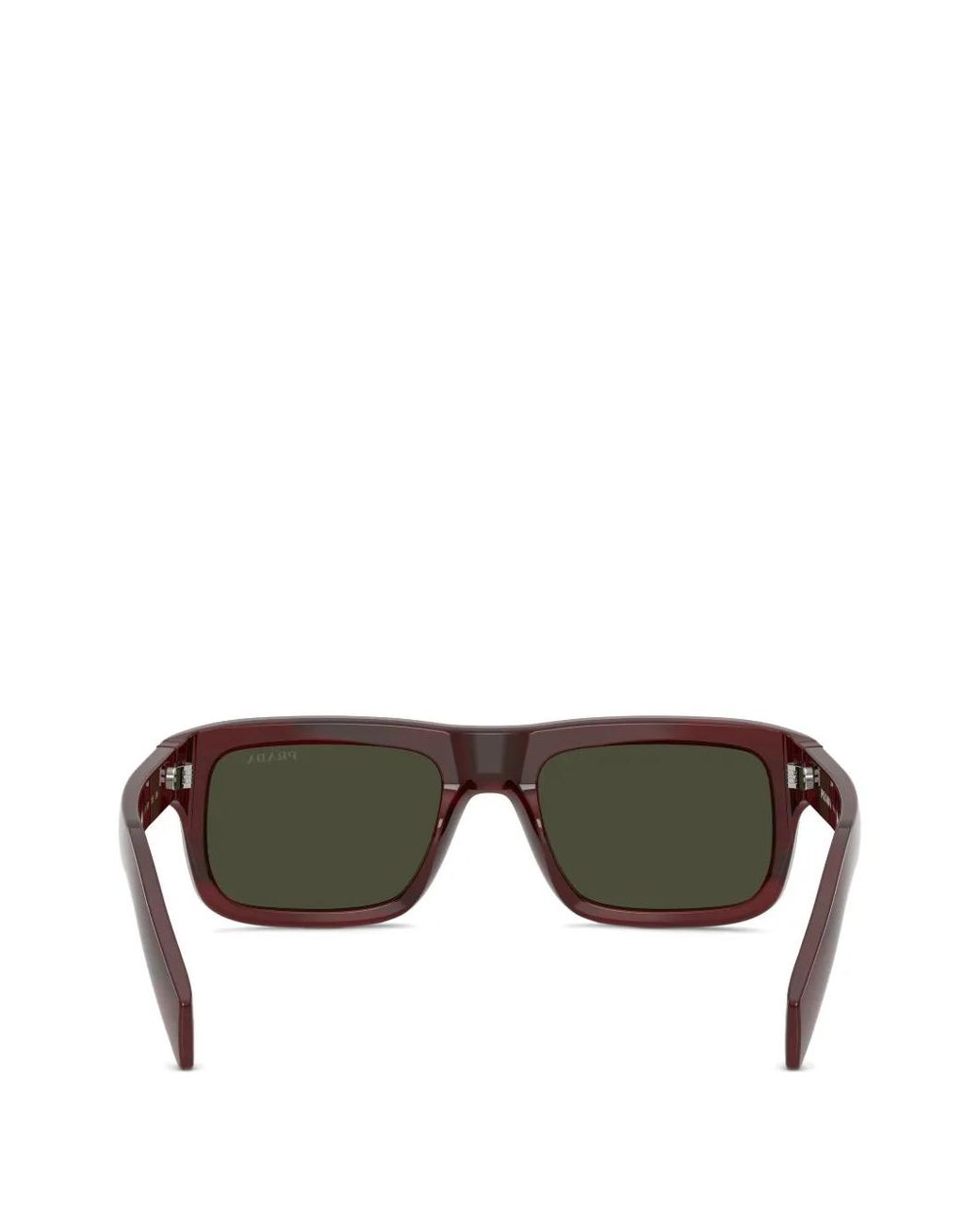 Prada Sonnenbrille Mit Eckigem Gestell in Gray für Herren