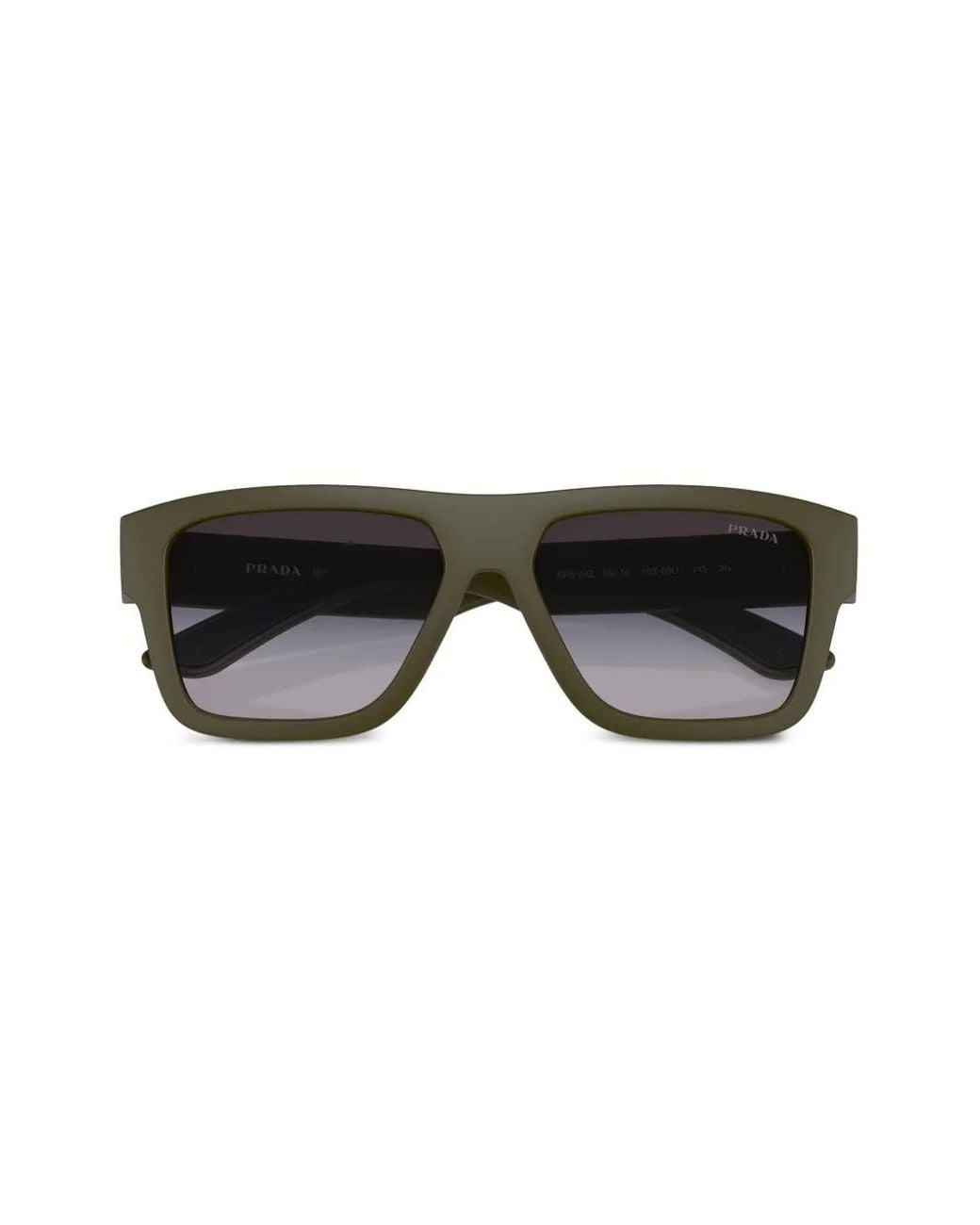 Prada Linea Rossa Gray Square-Frame Sunglasses for men