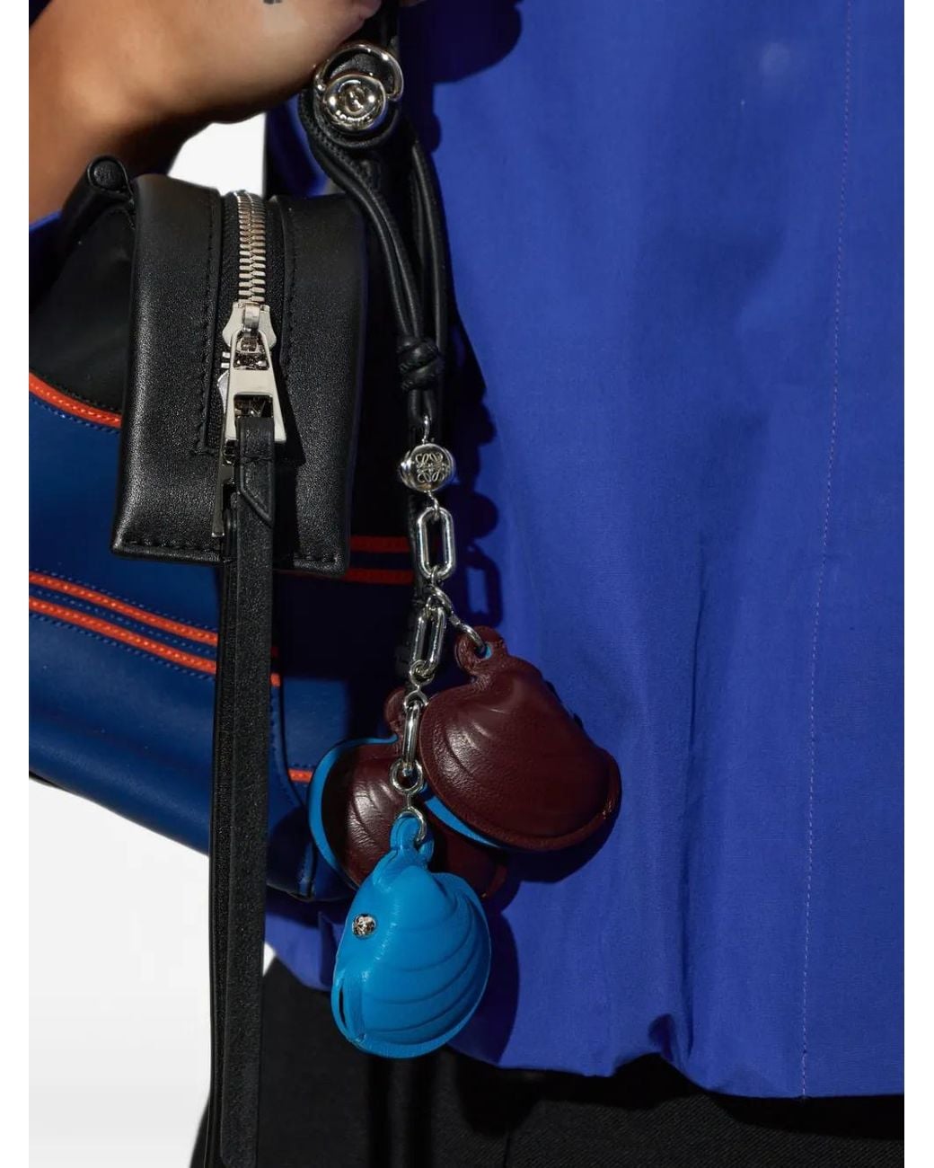Loewe Blue X Cosima Von Bonin Leather Bag Charm