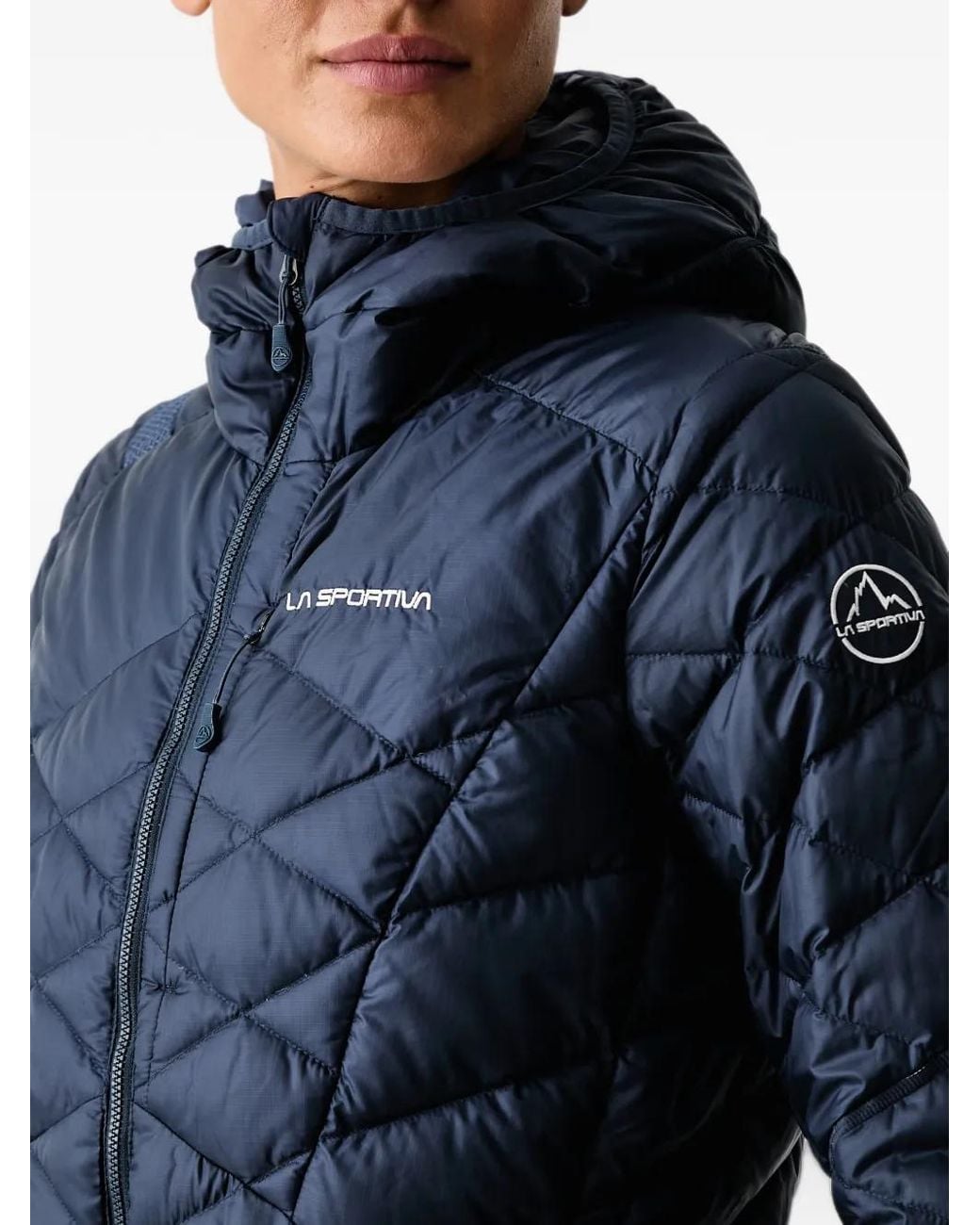 La Sportiva Blue Pinnacle Quilted Hooded Jacket