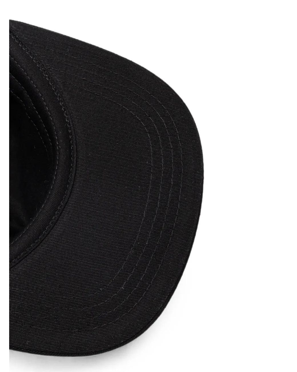 Les Deux Black Logo-Embroidery Baseball Cap for men