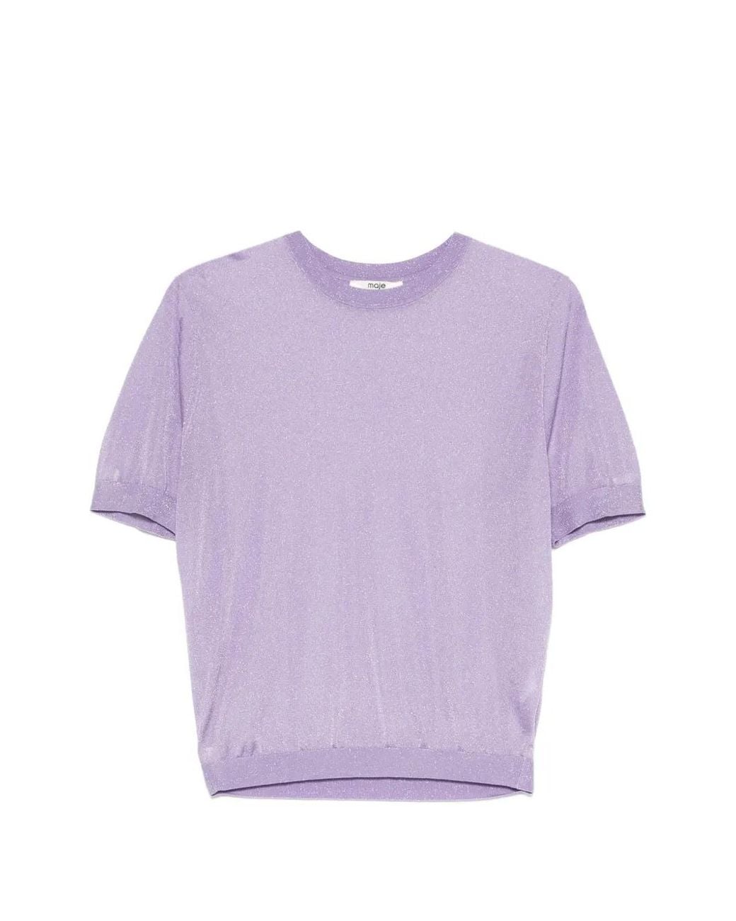 Maje Purple 2-In-1 Sweater