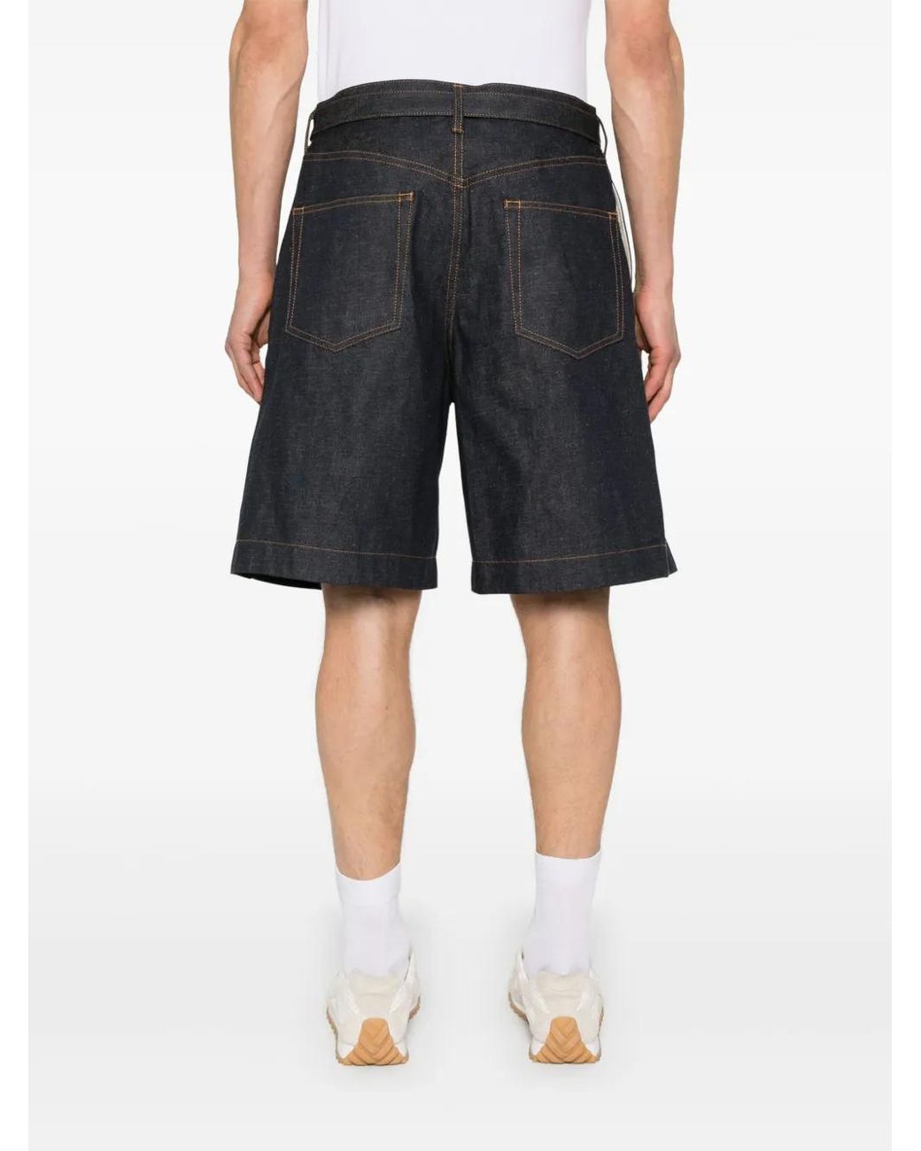 Sacai Black Denim Shorts for men