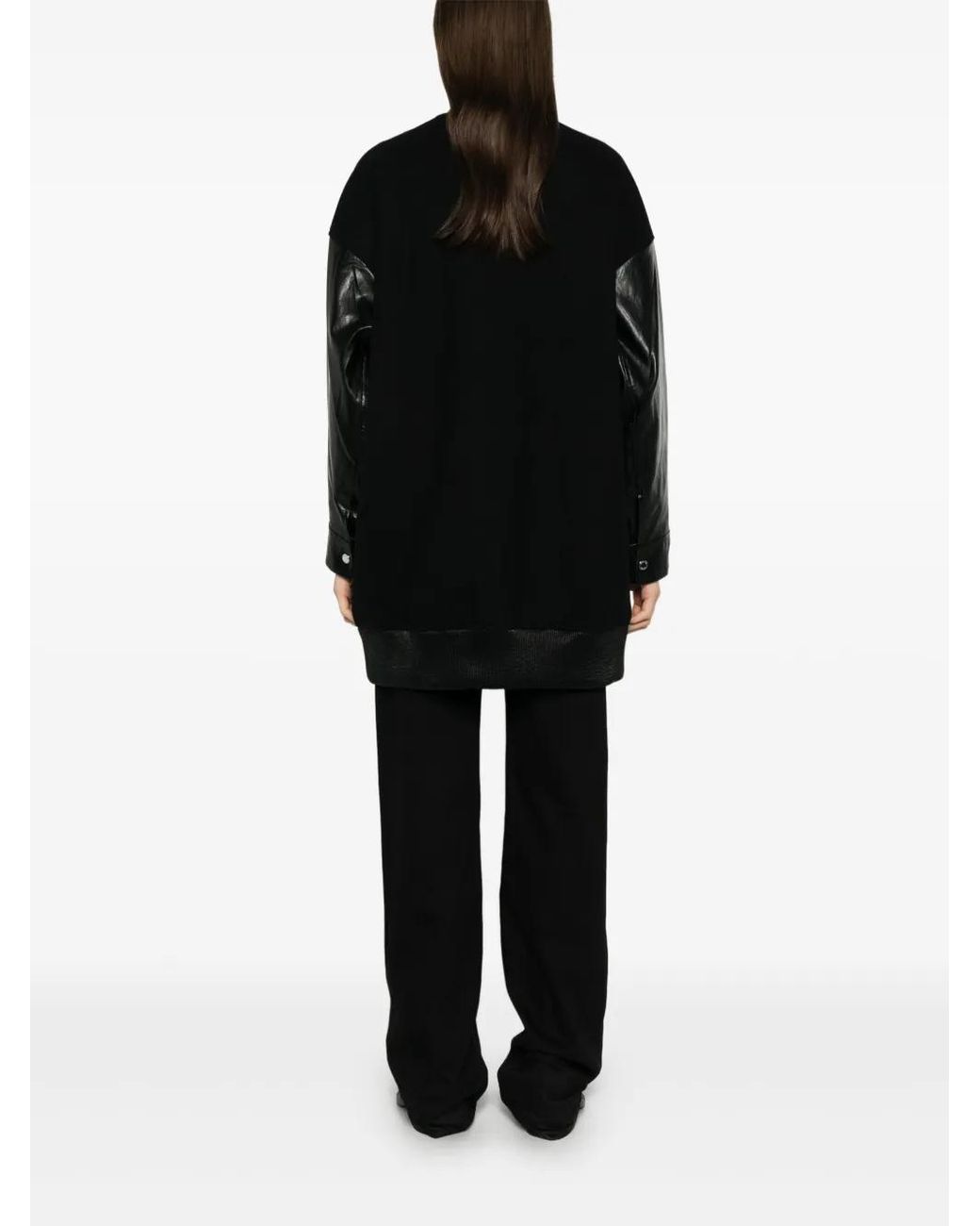 Abrigo Mixed-Media Michael Kors de color Black