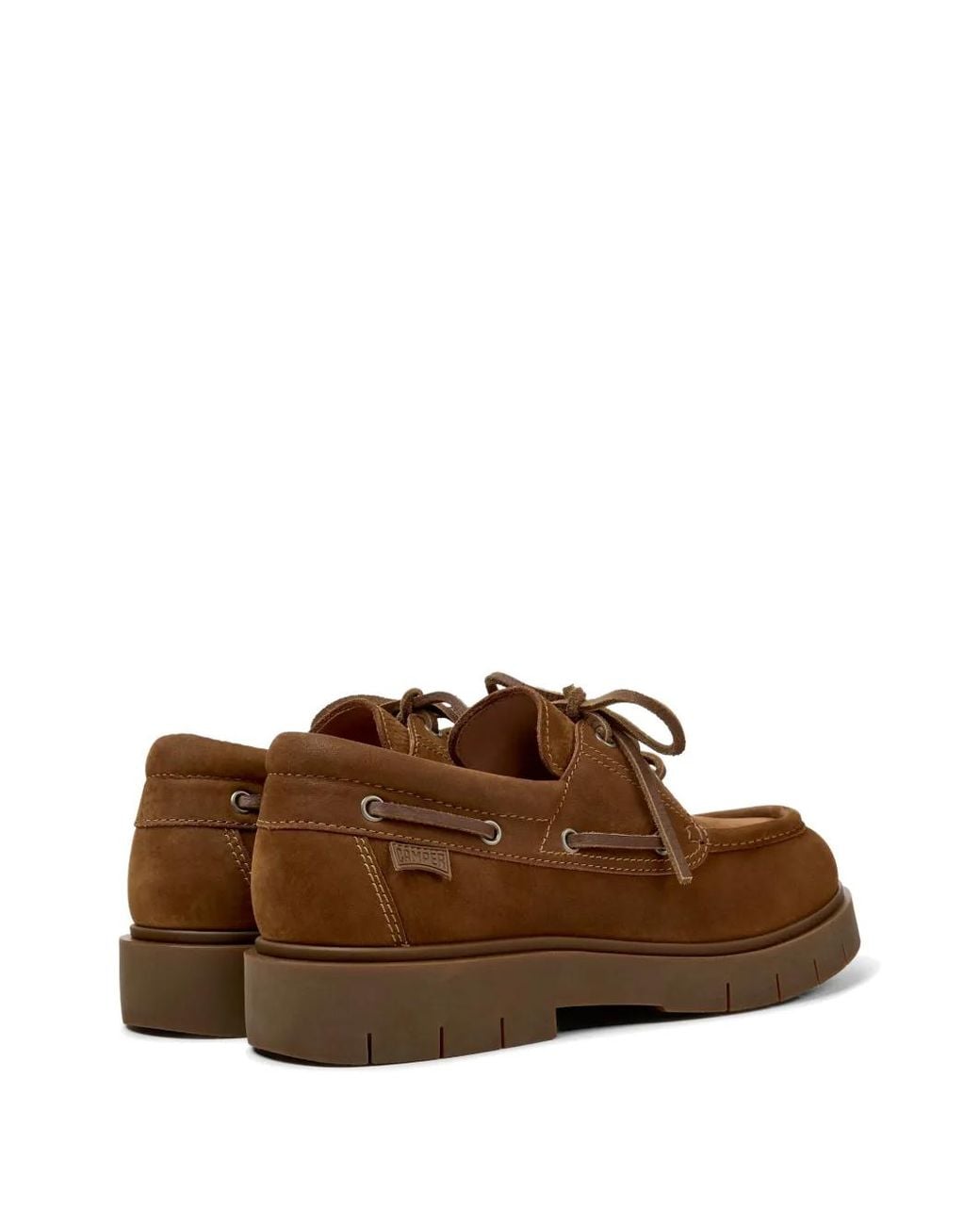 Camper Brown Alaro Lace-Up Boat Shoes for men