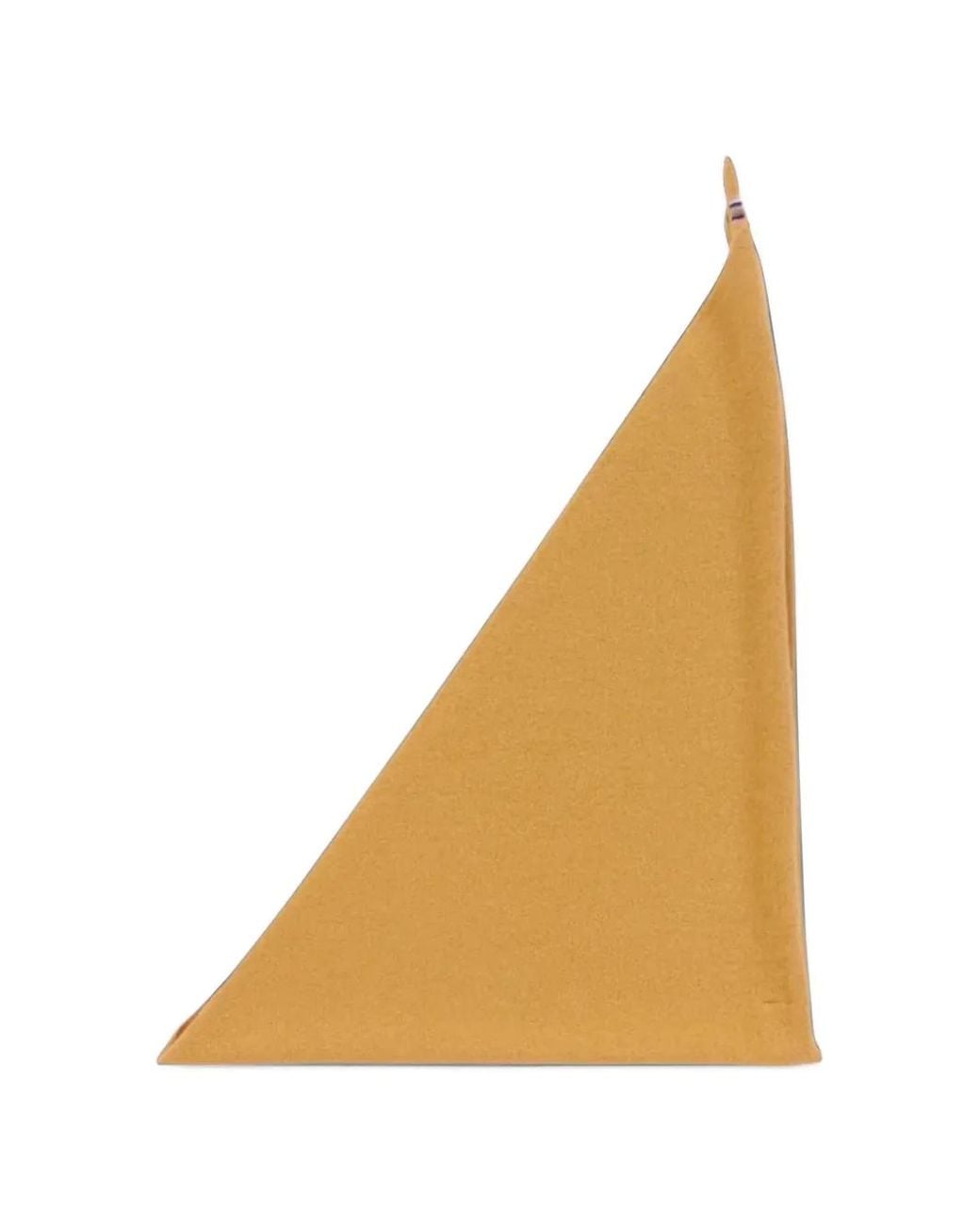 Extreme Cashmere Yellow Fine-Knit Bandana Scarf