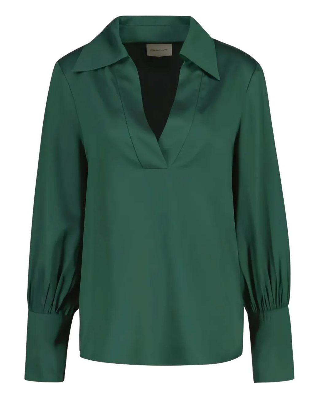 Gant Green Satin Blouse