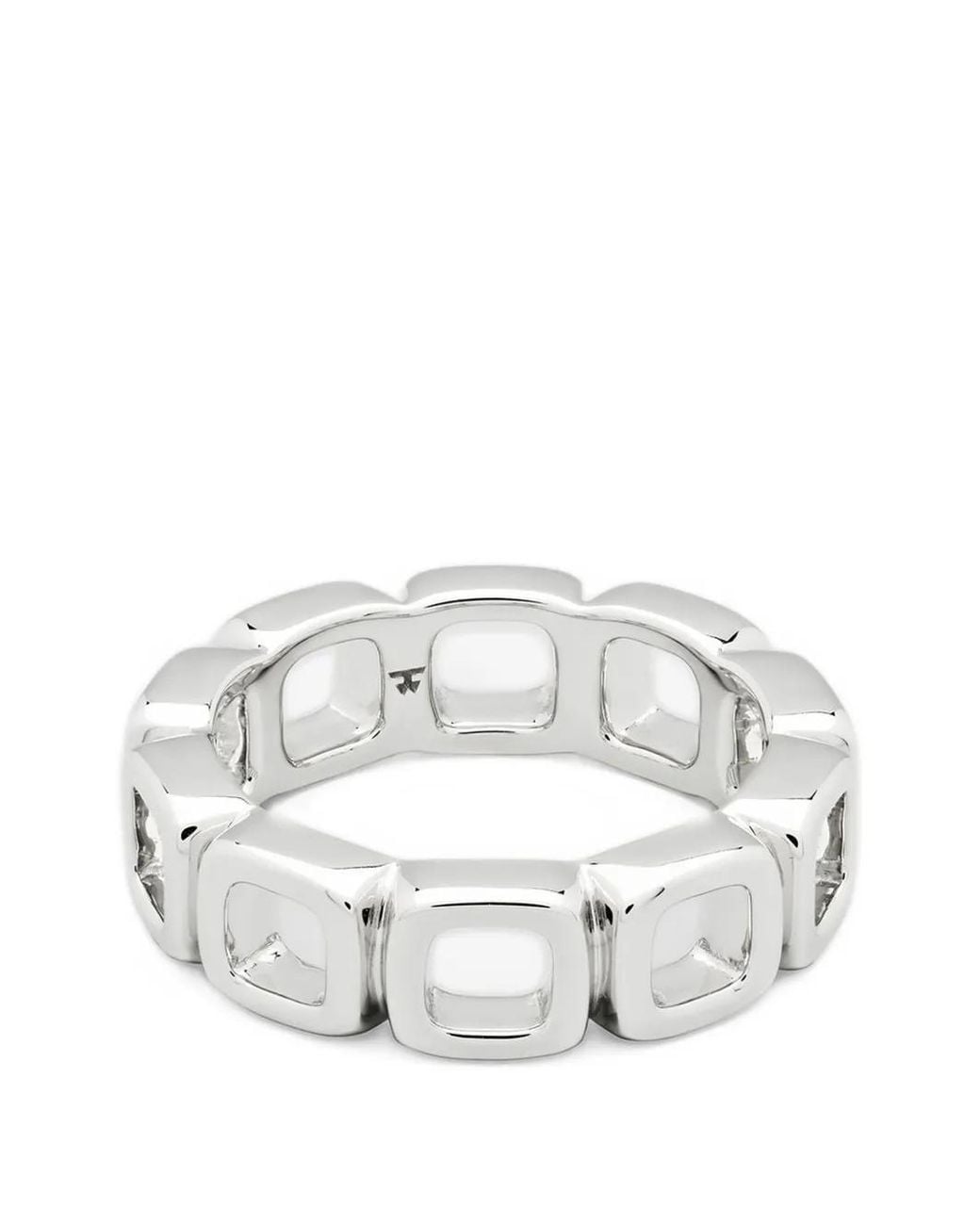Tom Wood White Cushion Band Open
