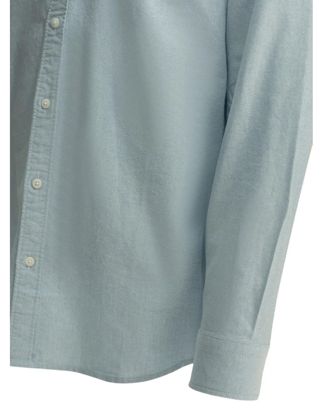 Levi's Blue Button-Down Long-Sleeve Shirt for men