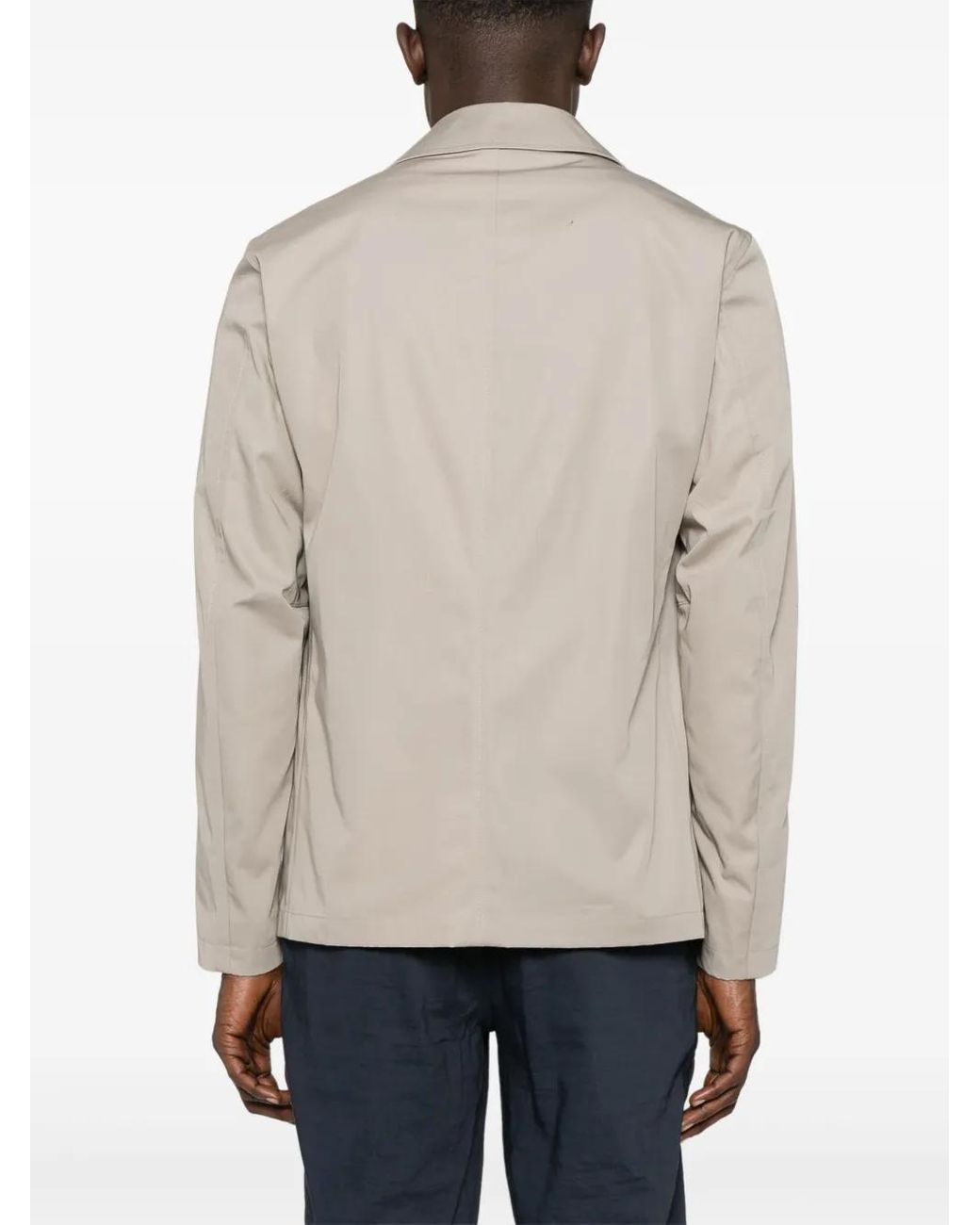 Herno Natural Double-Breasted Blazer for men