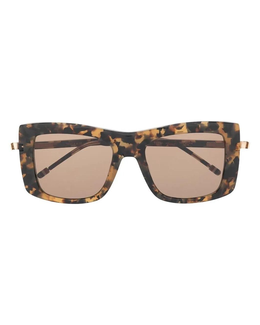 Thom Browne Natural Tb419 Square Frame Sunglasses