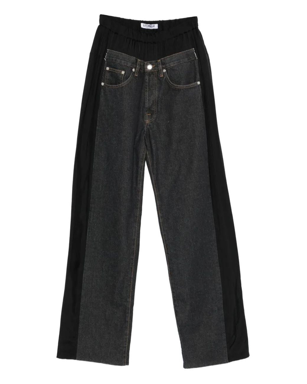 Lutz Huelle Black Low Denim Trousers