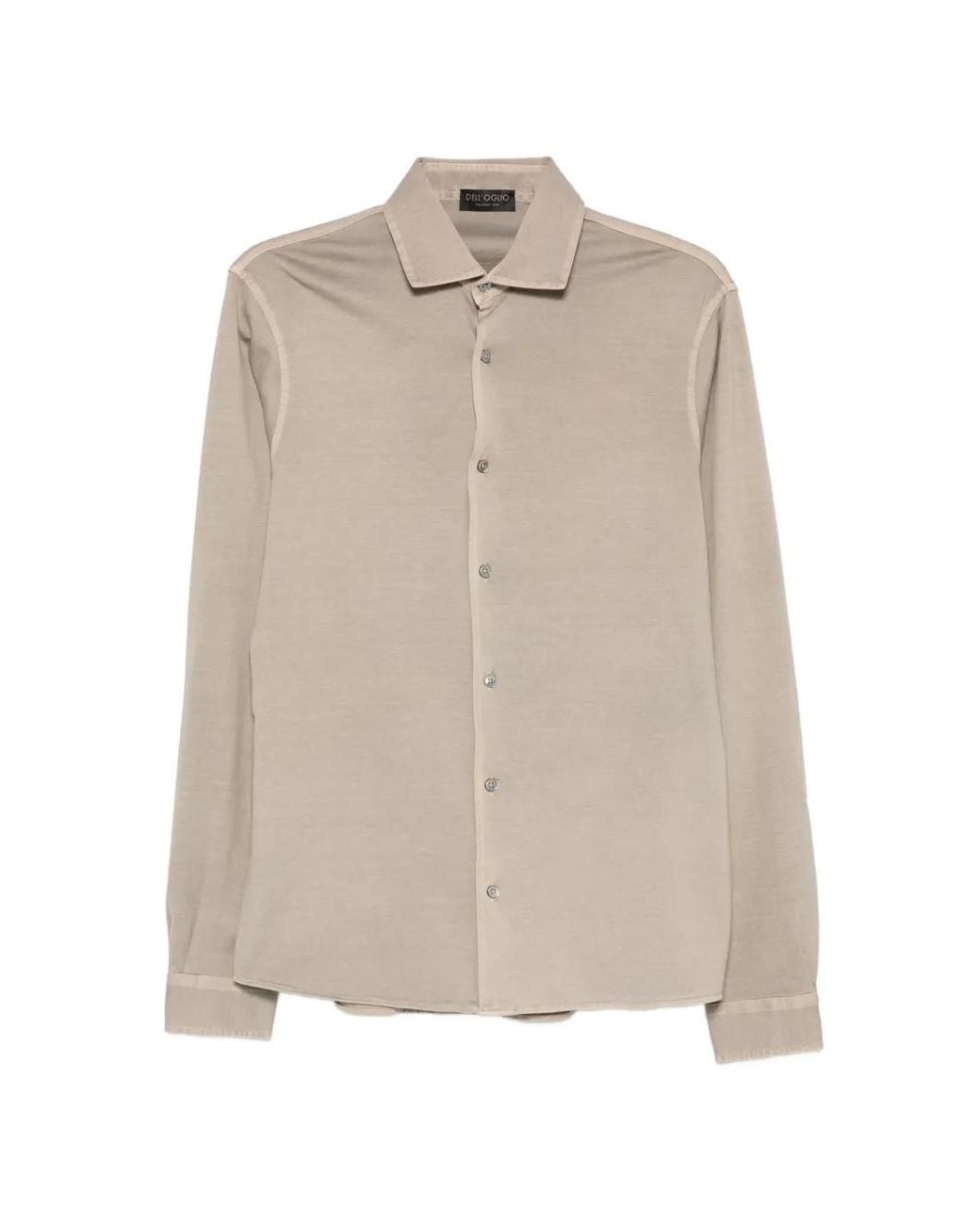 Dell'Oglio Natural Chemise À Manches Longues for men