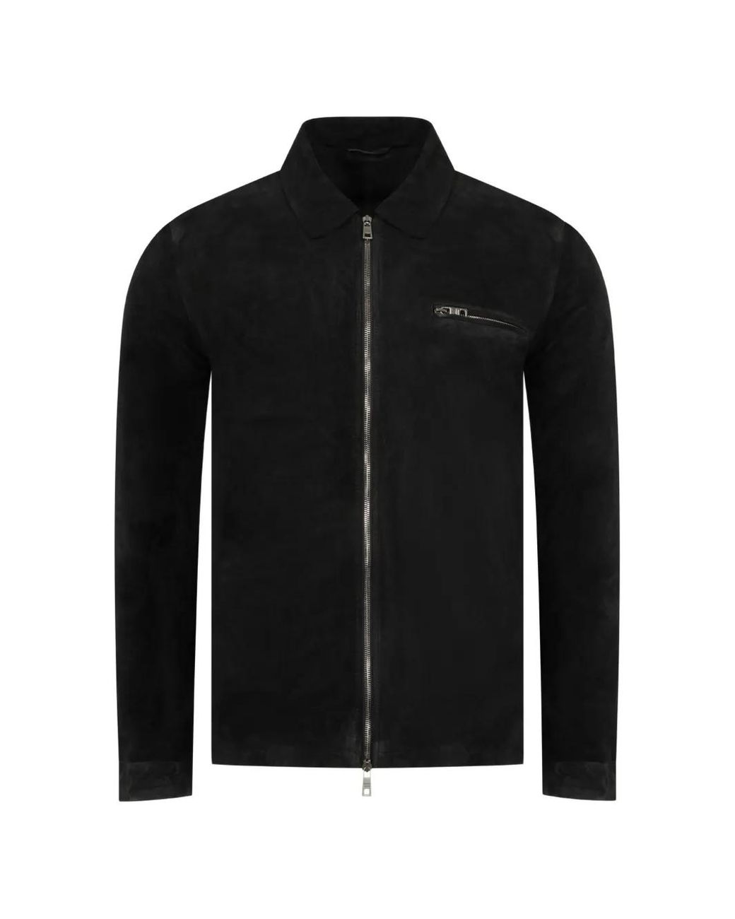 IO BRATO スエードジップジャケット メンズ Giorgio Brato ジップ スエードジャケット ブラック | Lyst