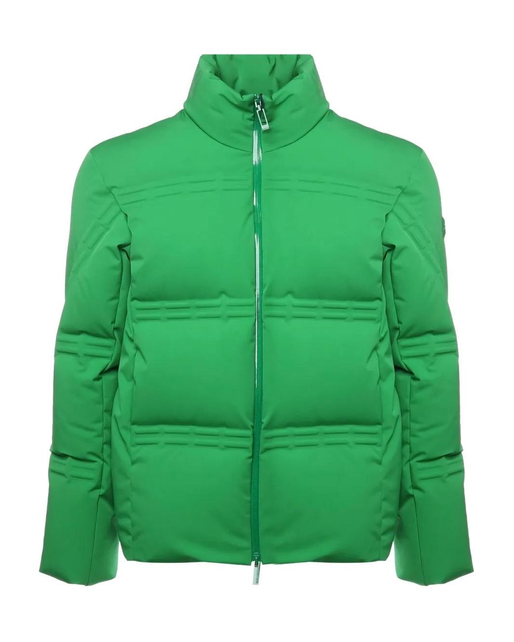 Moncler Green Zip-Up Padded Coat