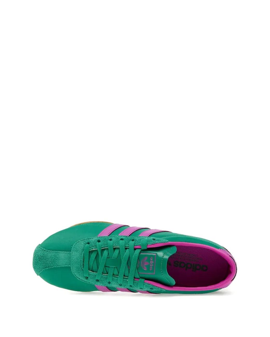 Adidas Green Tokyo Three-Stripe Sneakers