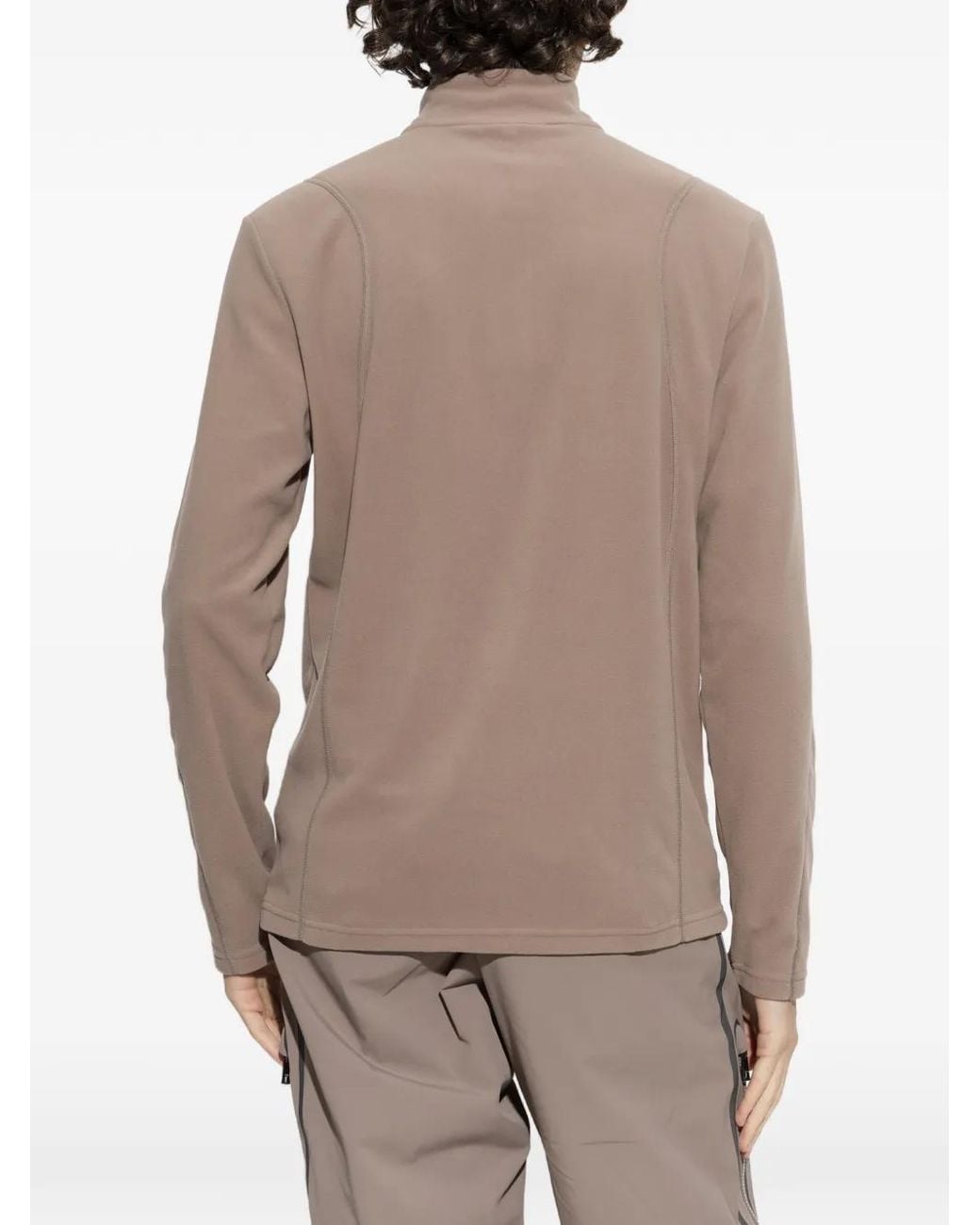 Bogner Brown Harry Zip-Fastening Fleece Top for men