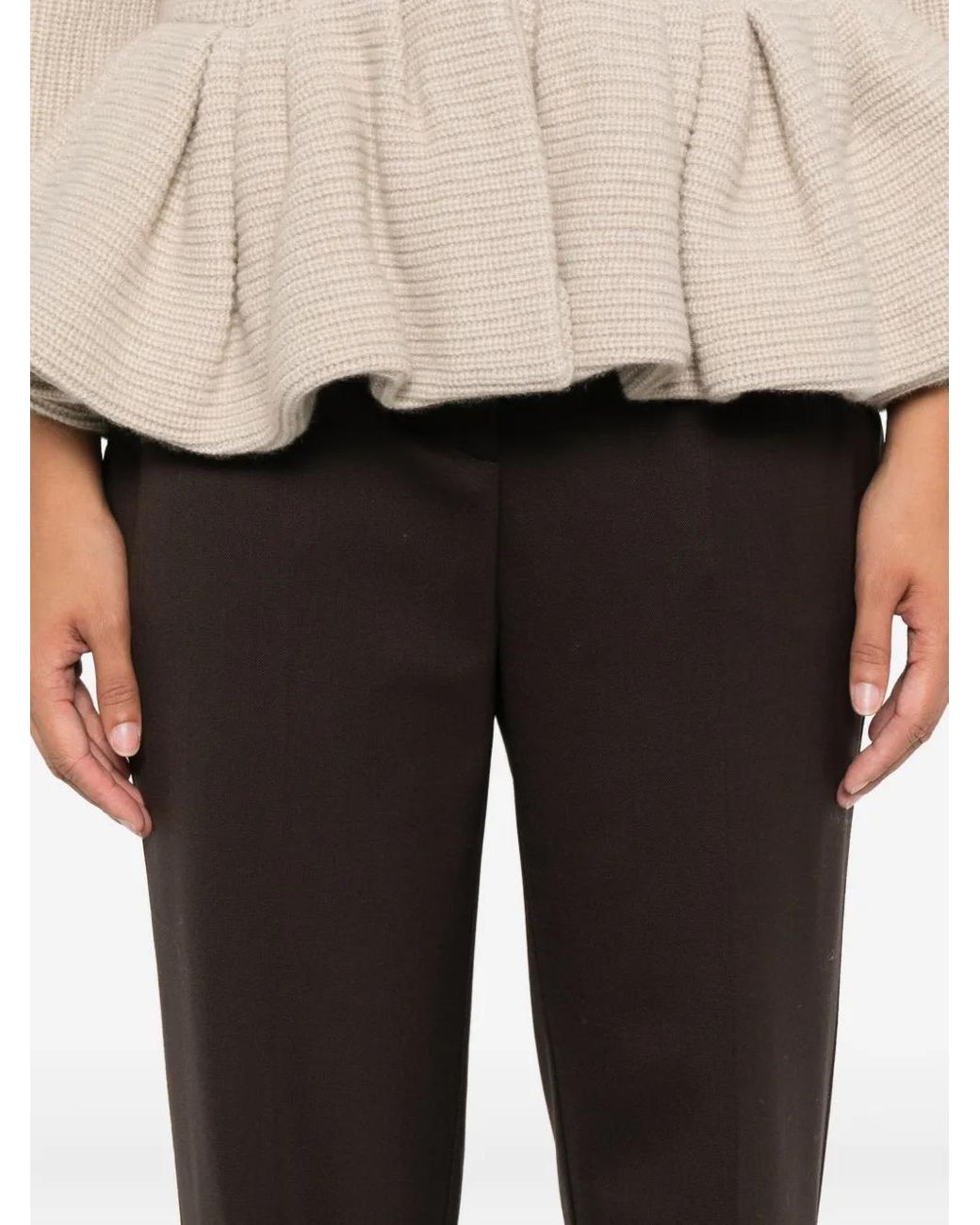 P.A.R.O.S.H. Broek Met Cuffs in het Gray