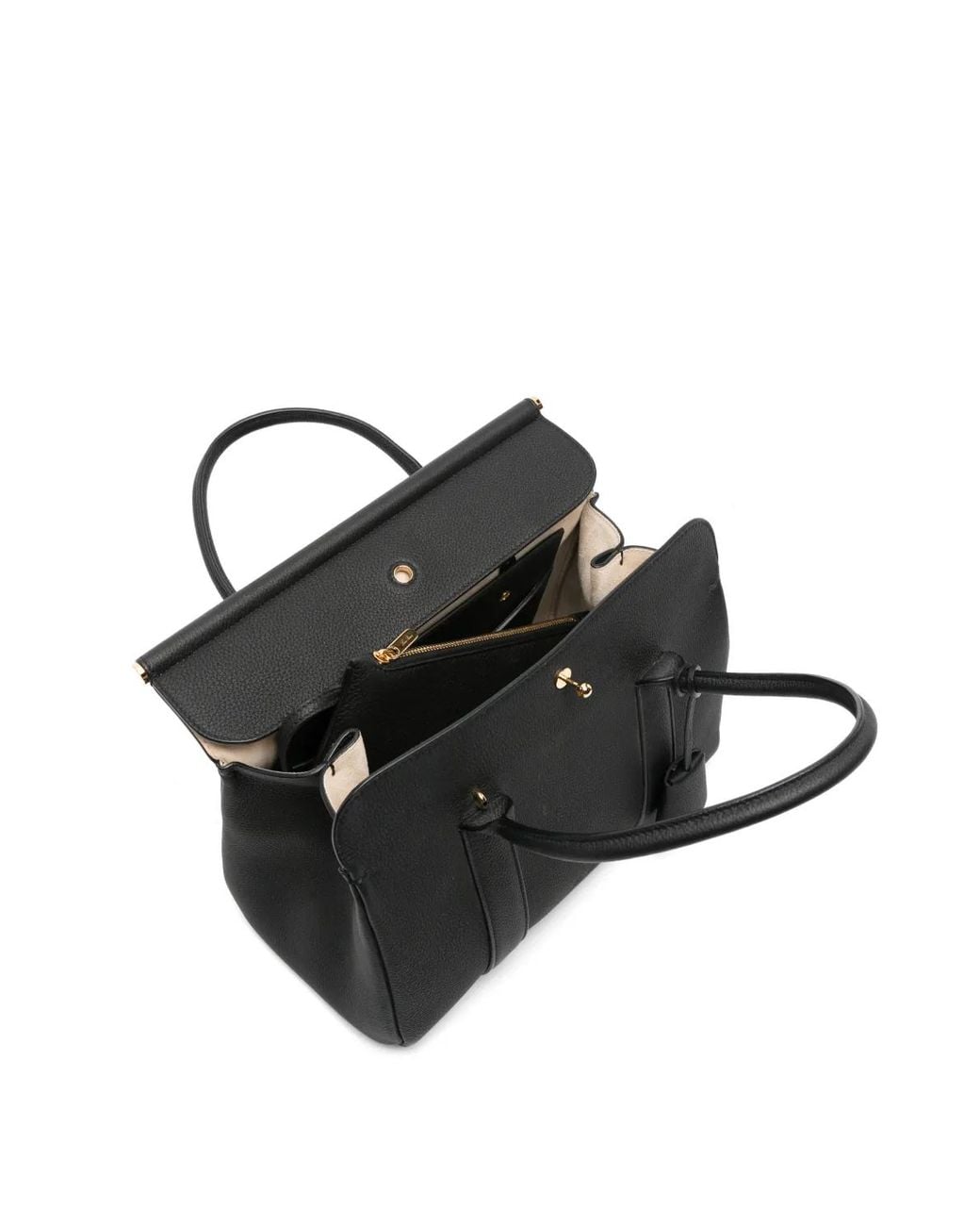 Loro Piana Black Loom Bag L25