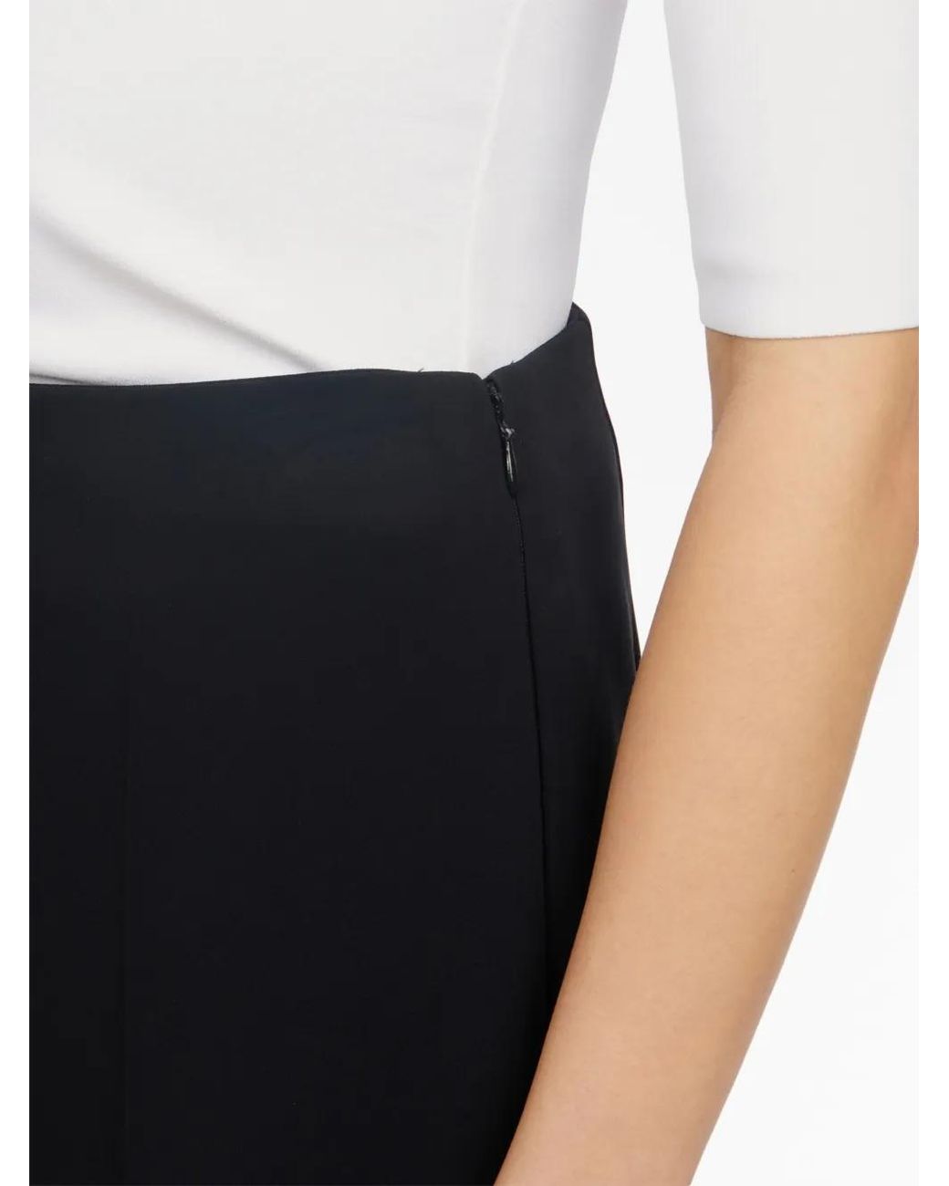 Ferragamo Blue Straight-Leg Pleated Trousers