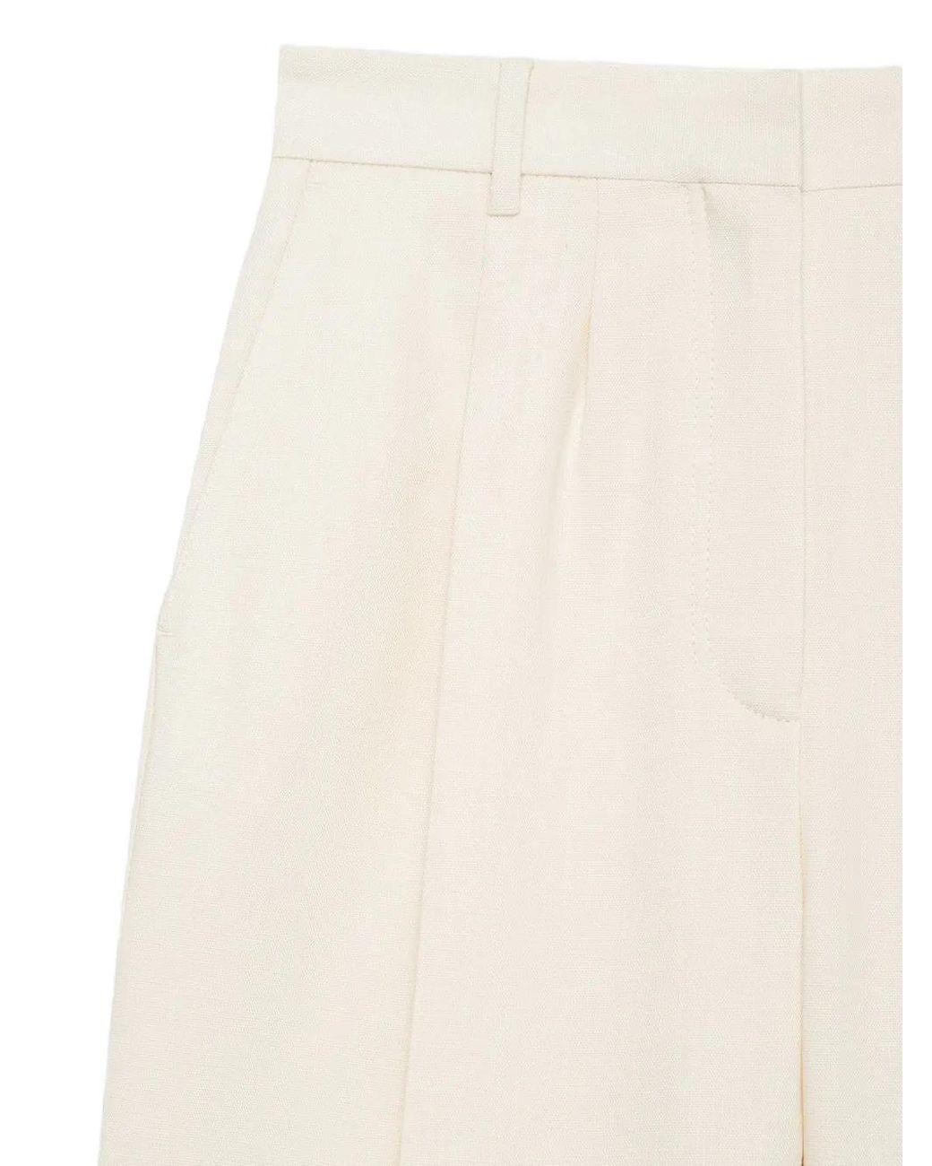 Anine Bing White Bryson Shorts