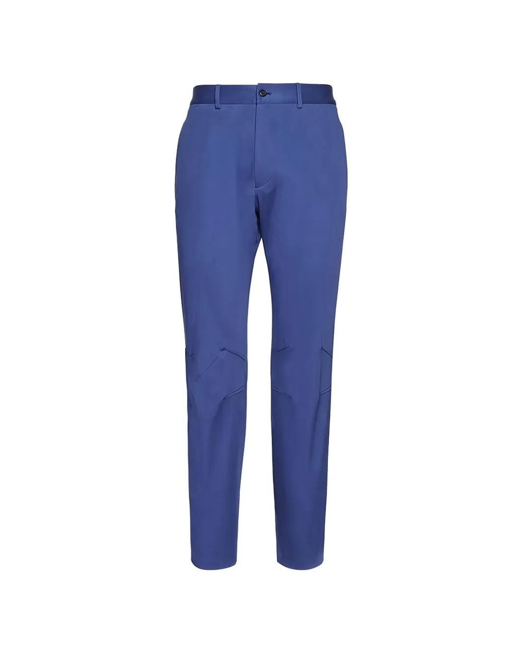 Ferragamo Blue Belt-Loop Trousers for men