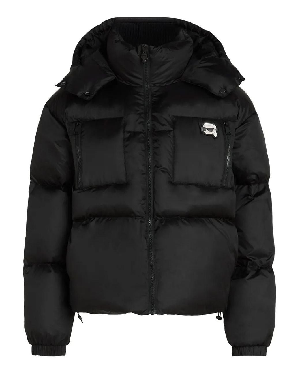 Karl Lagerfeld Ikon Donsjack in het Black