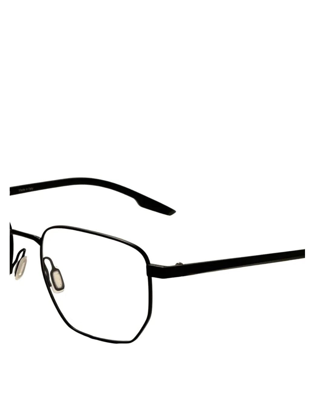 Porsche Design White Geometric-Frame Glasses for men