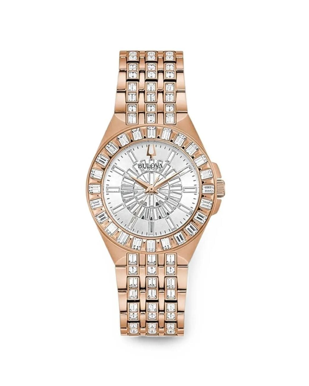 Bulova Metallic Phantom Crystal-Embellished 32Mm Watch