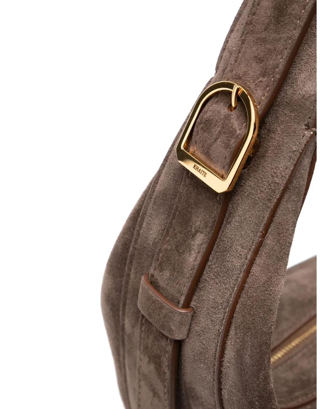 Khaite Brown Augustina Shoulder Bag