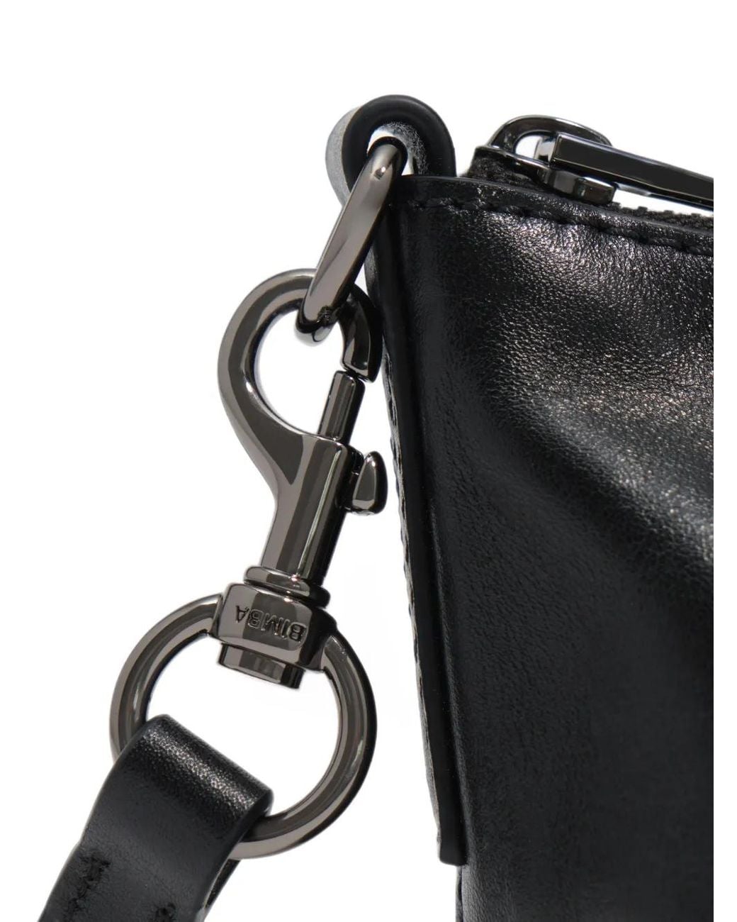 Bimba Y Lola Black Petit Sac Madrid En Cuir