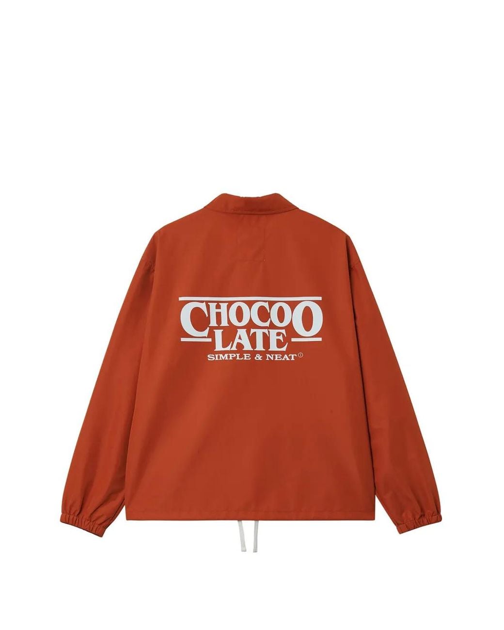 Chocoolate Orange Buttoned Jacket for men