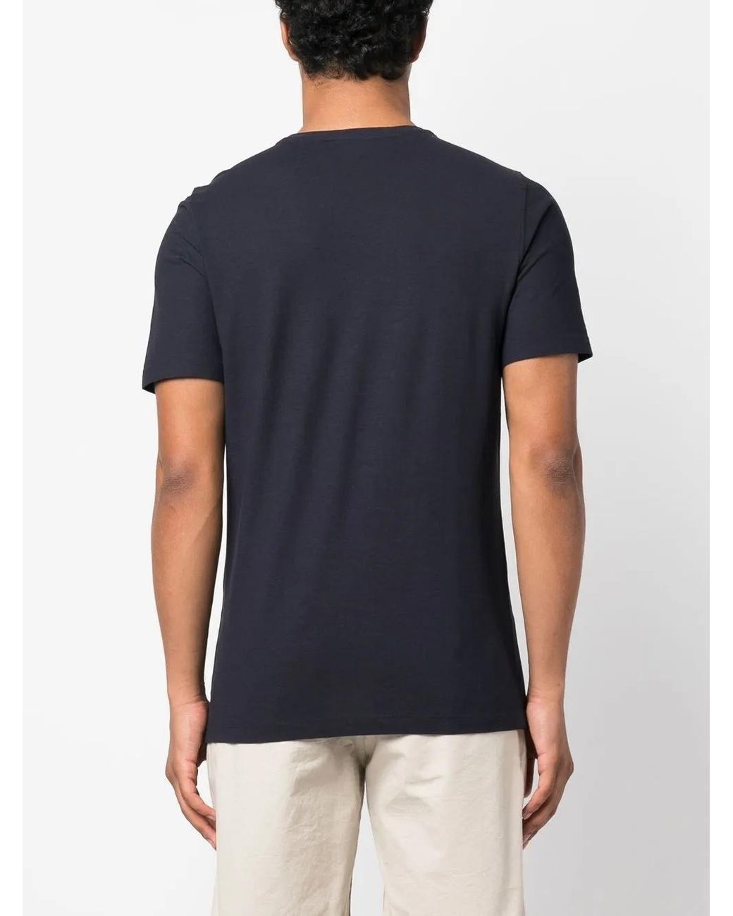 Lardini Blue Jersey Cotton T-Shirt for men