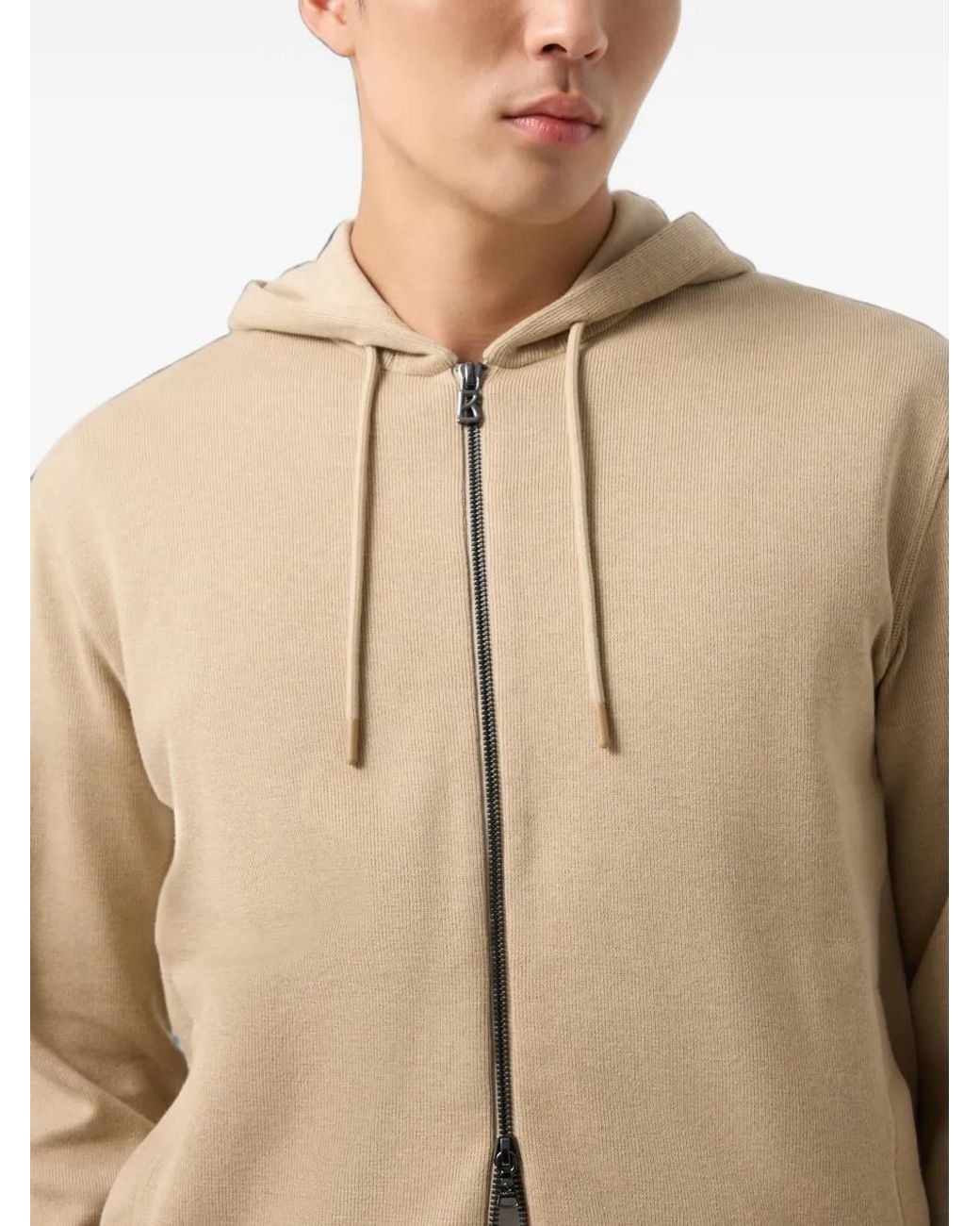 Bogner Natural Laros Zip-Up Hoodie for men