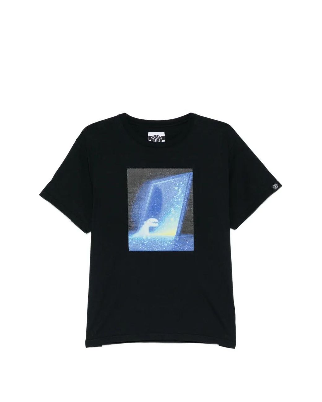 SPORT b. by agnès b. Black Graphic-Print T-Shirt
