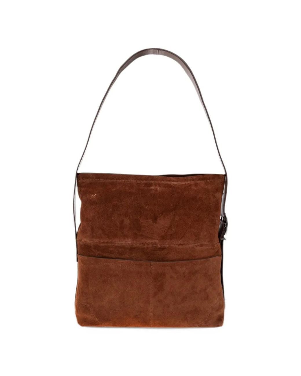 Paul Smith Brown Suede Shoulder Bag for men