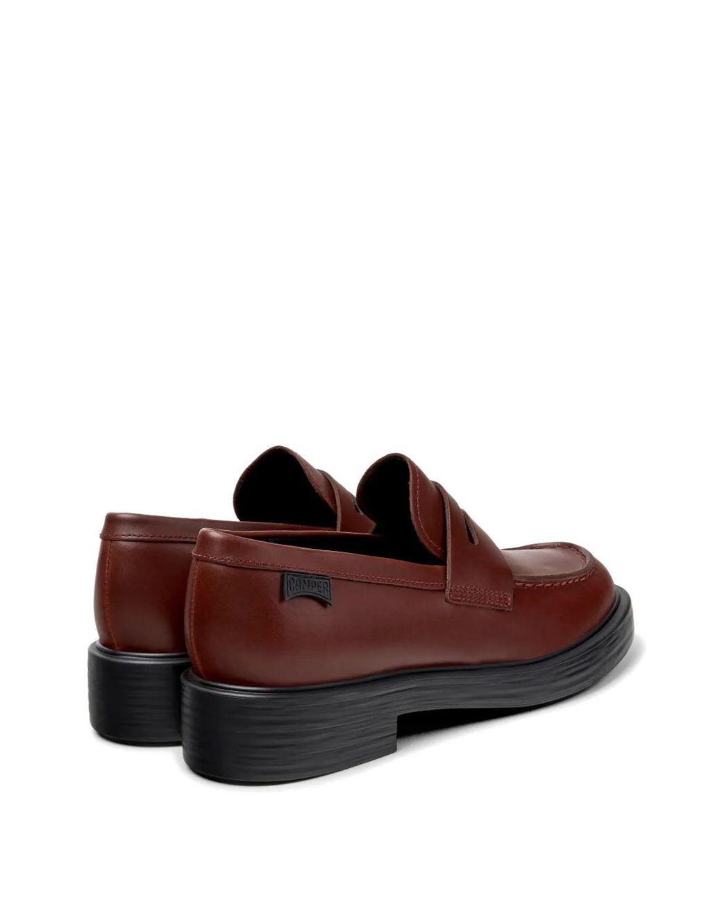 Camper Brown Dean Leather Loafers