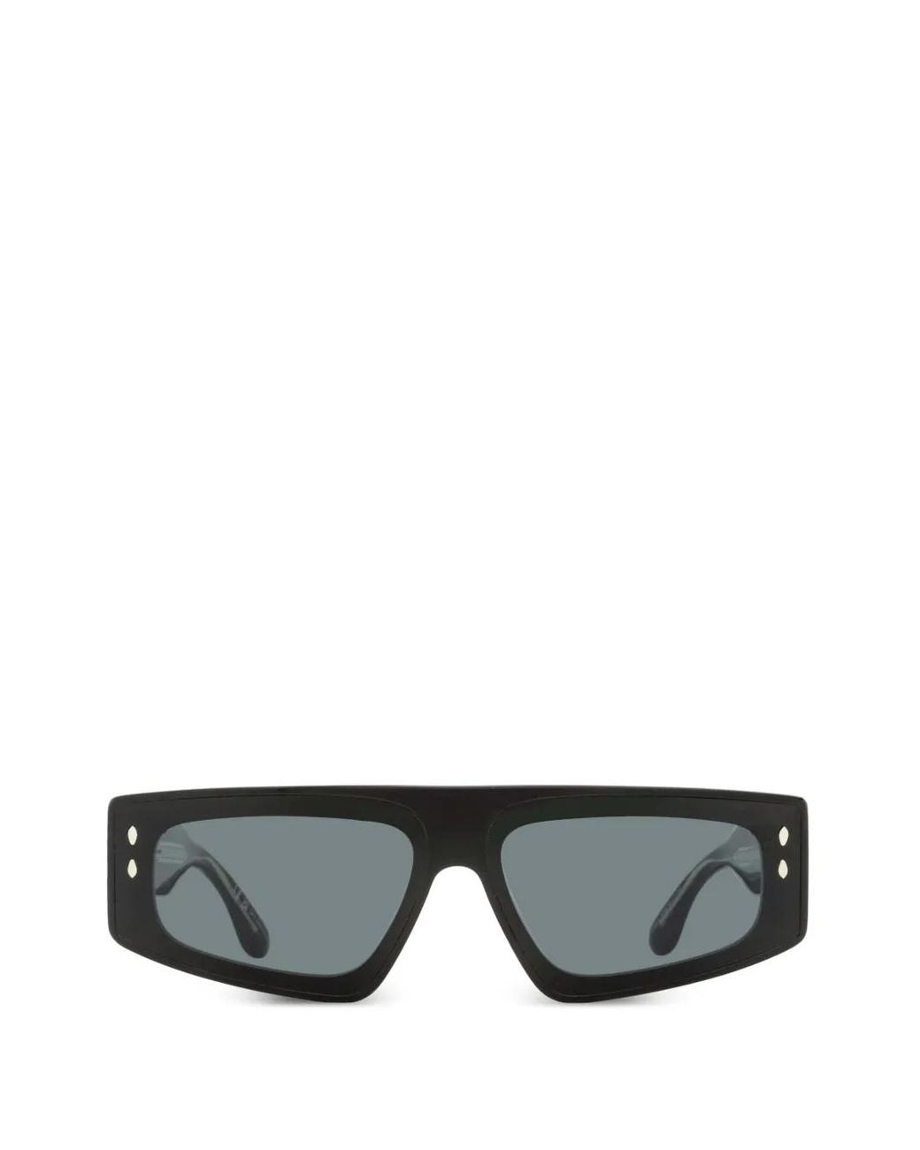 Isabel Marant Gray Geometric-Frame Sunglasses
