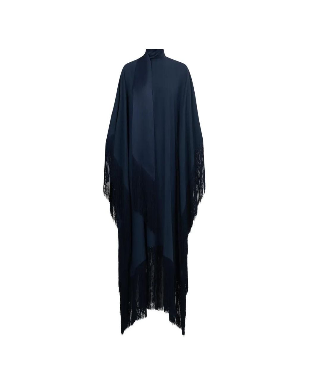 Taller Marmo Blue Mrs Ross Fringed Maxi Dress