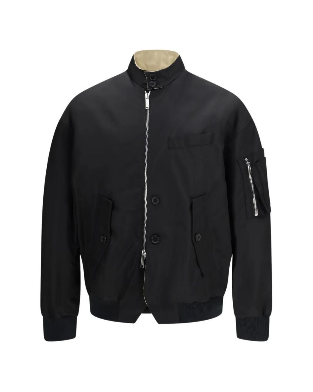 Bomber Heritage Con Zip di DSquared² in Black da Uomo